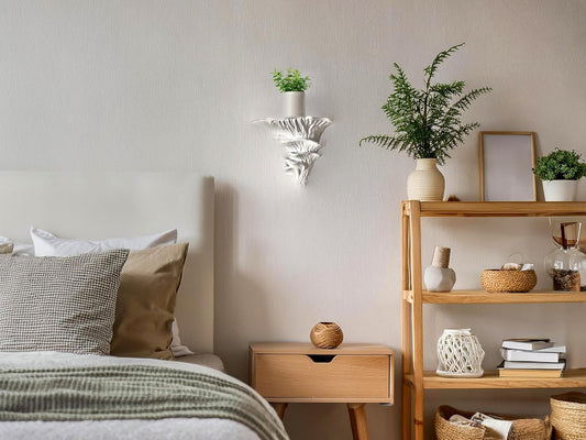 Pilz Wandregal Flamingo Seitling