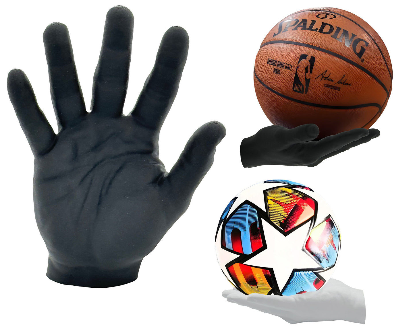 Hand Wandhalterung für Bälle Schlüssel Schmuck