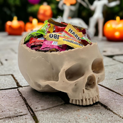 Schädel Schüssel | Maßstabsgetreue Deko Candy Bowl