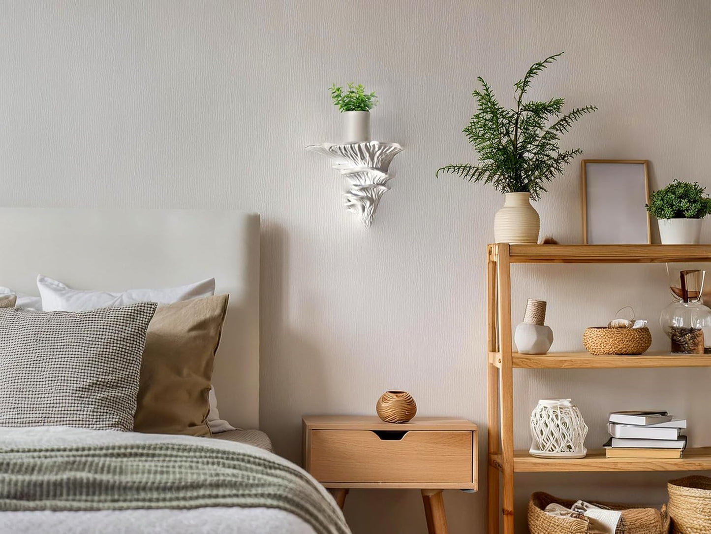 Pilz Wandregal Flamingo Seitling