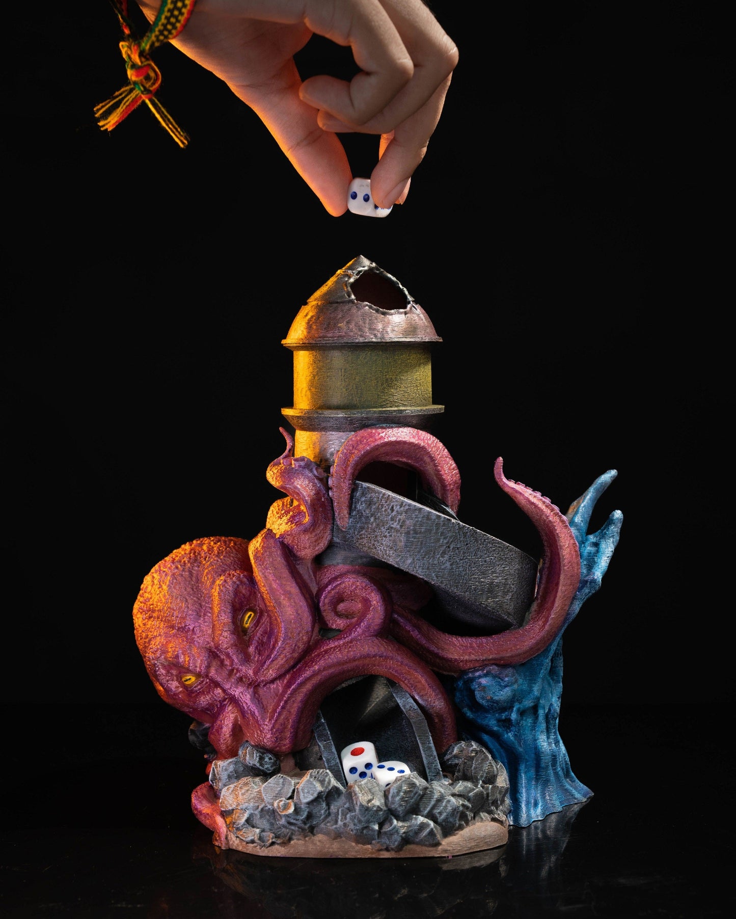 Epischer Kraken Würfelturm