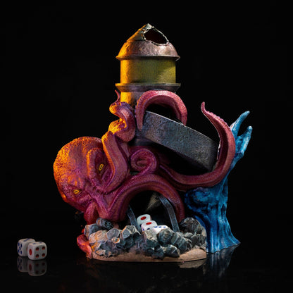 Epischer Kraken Würfelturm